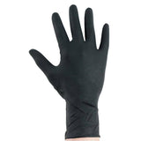 FROMM Color Studio Powder Free Vinyl Black Gloves 100 Pcs - Small #D8360 - Barber World